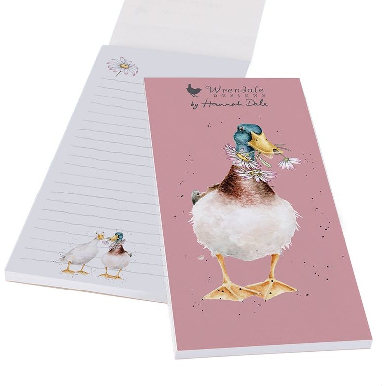Wrendale Duck Shopping Pad Not a Daisy Goes By