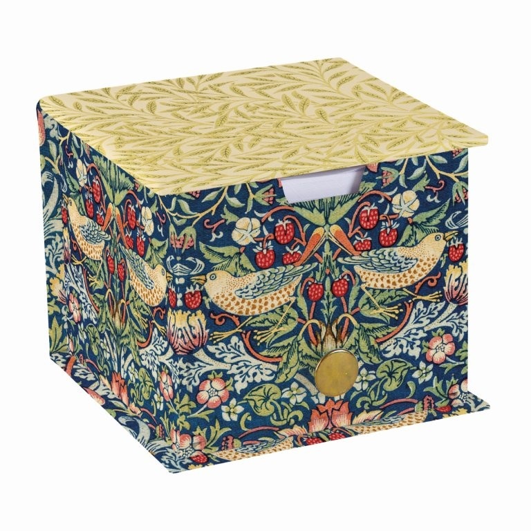 Gifted William Morris Strawberry Thief Memo Cube