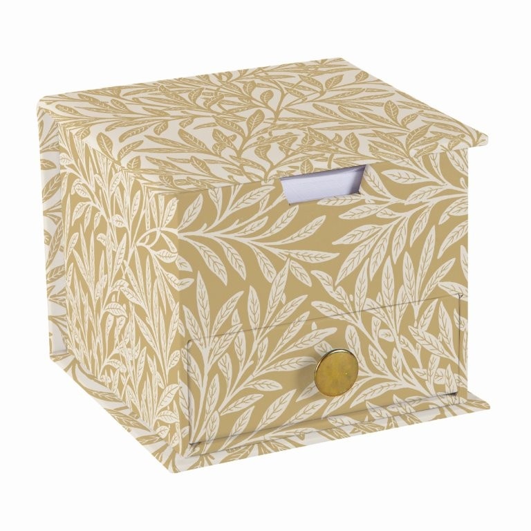 Gifted William Morris Willow And Rose Memo Cube
