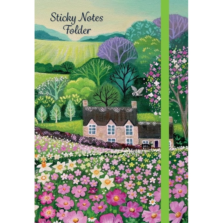 Gifted Country Stroll Sticky Notes Folder