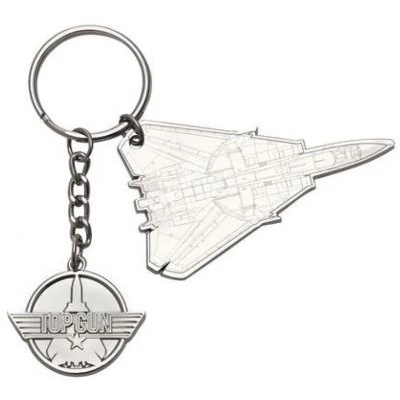 Top Gun Metal Fighter Jet Keyring