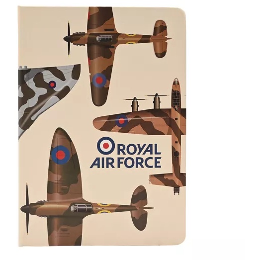 Raf A5 Lined Hardback Notebook
