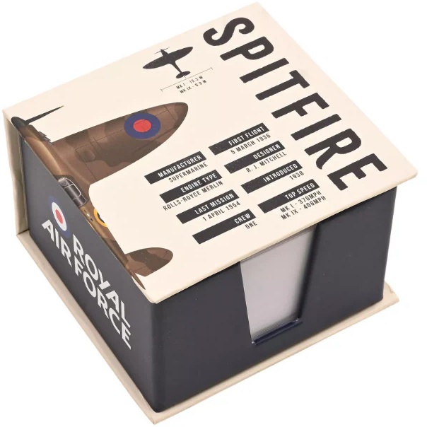 Raf Spitfire Memo Block