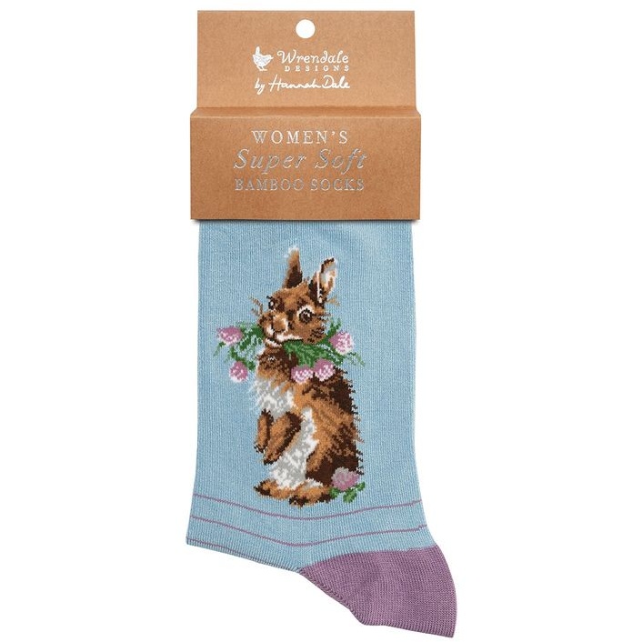 Wrendale Rabbit Sock Head Clover Heels