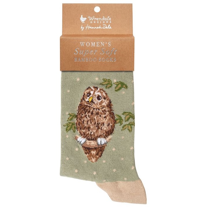 Wrendale Designs Women's Wrendale Owl Sock Treetops