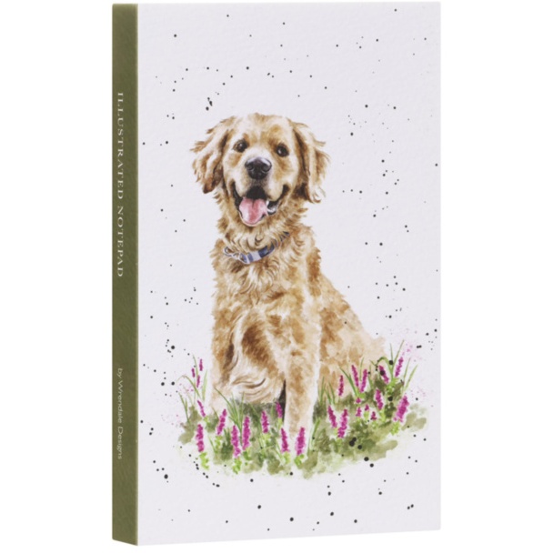 Wrendale Dog Notepad Golden Moments