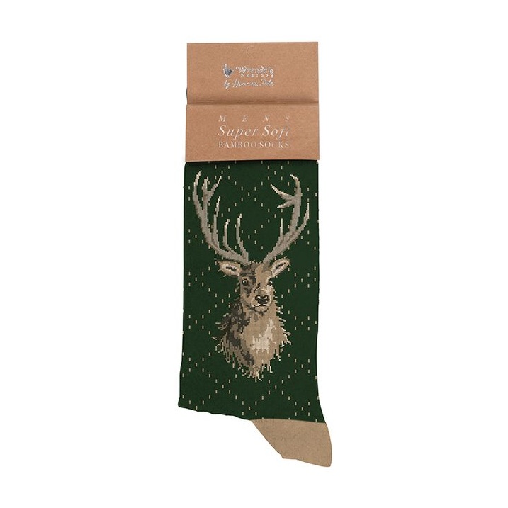 Wrendale Portrait of a Stag Mens Sock