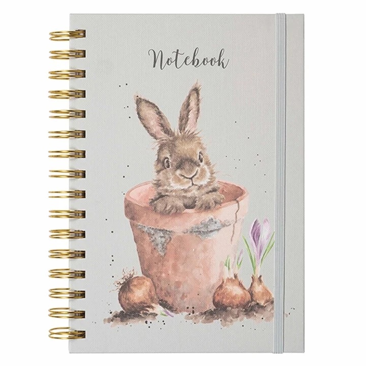 Wrendale Spirial Bound A5 Notebook The Flower Pot