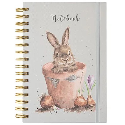 Wrendale Spirial Bound A5 Notebook The Flower Pot