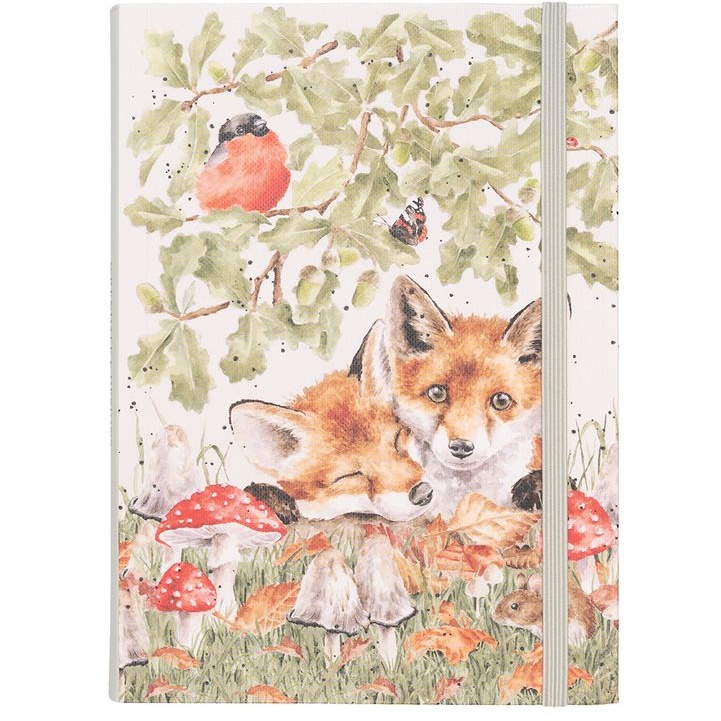 Wrendale Fox B6 Flexi Notebook Under the Oak Tree