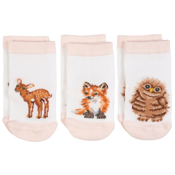 Wrendale Little Forest Woodland Animal Baby Sock Gift Box