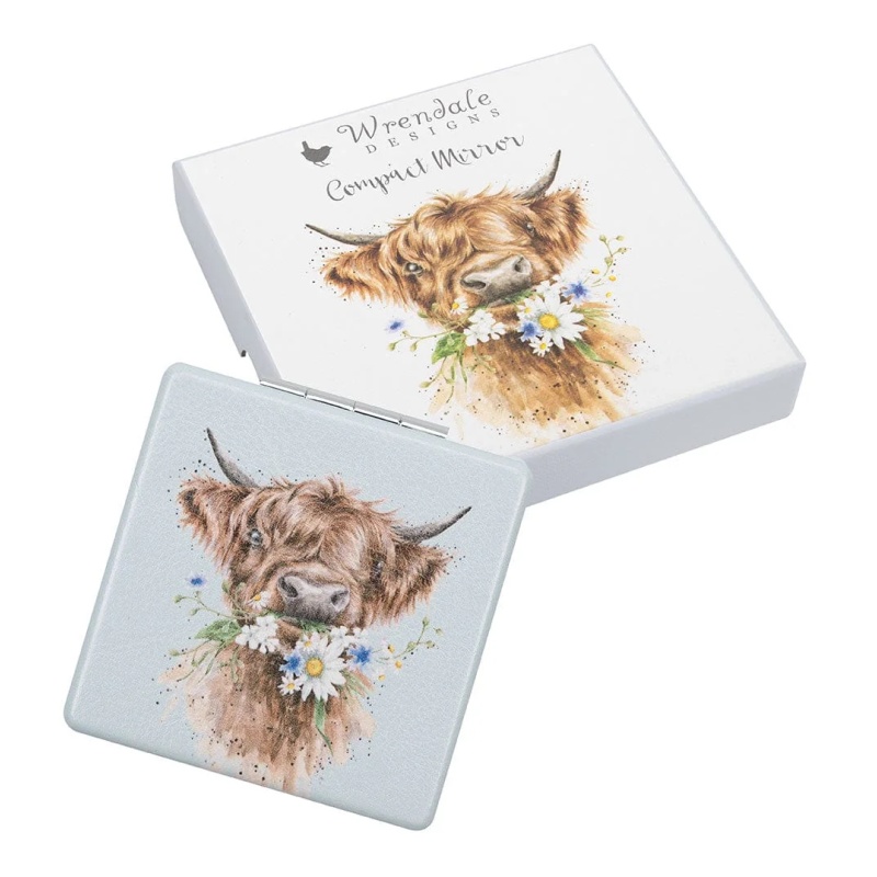 Wrendale Cow Mirror Daisy Coo