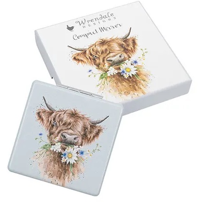 Wrendale Cow Mirror Daisy Coo