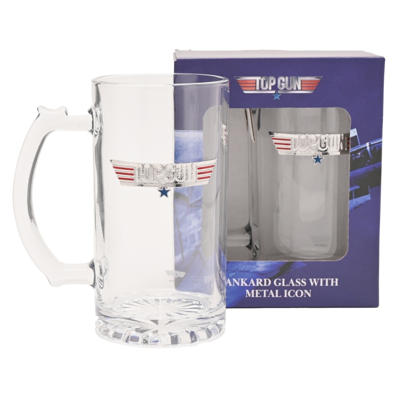 Top Gun Silver Tankard Logo