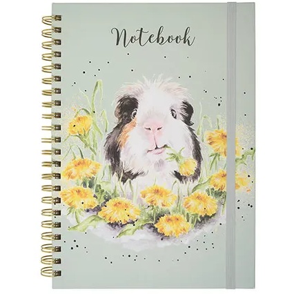 Wrendale A4 Guinea Pig Notebook Dandy Day