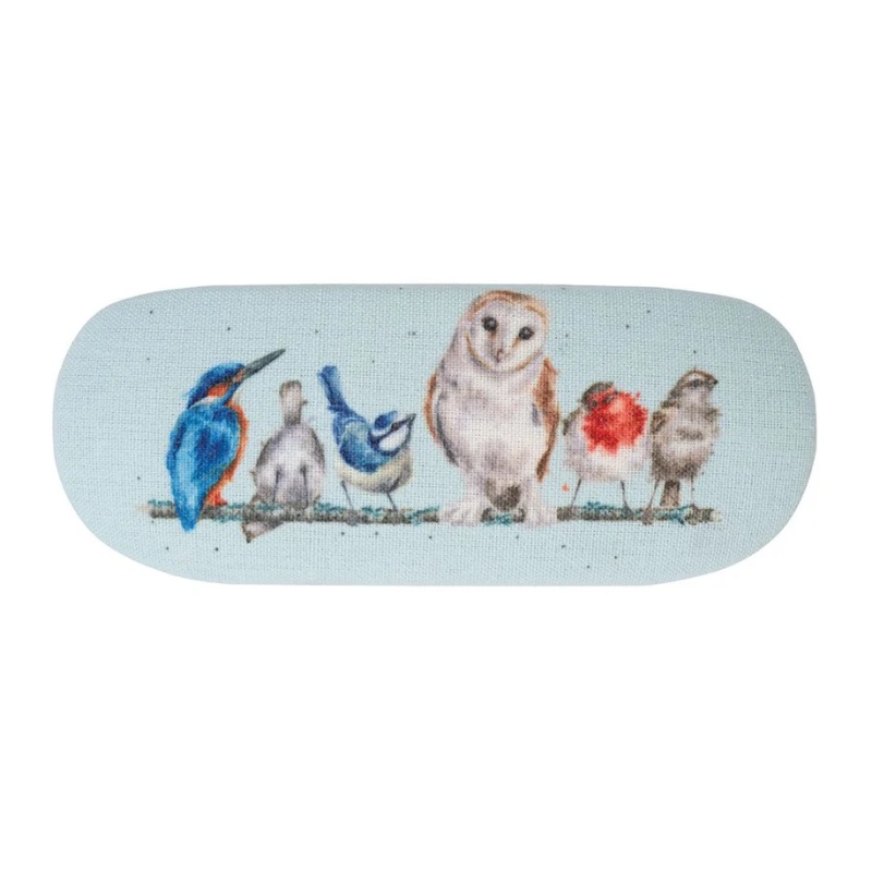 Wrendale Bird Glasses Case Pottering About