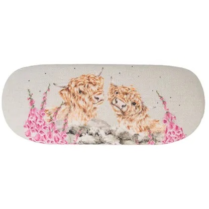 Wrendale Cow Glasses Case Just for Moo