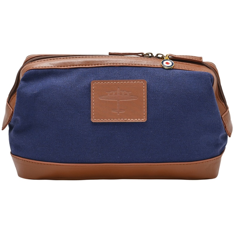 RAF Canvas & Faux Leather Washbag Lancaster