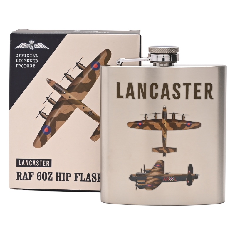 RAF 6oz Hip Flask Lancaster