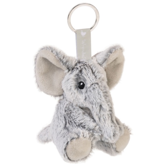 Wrendale Elephant Plush Keyring