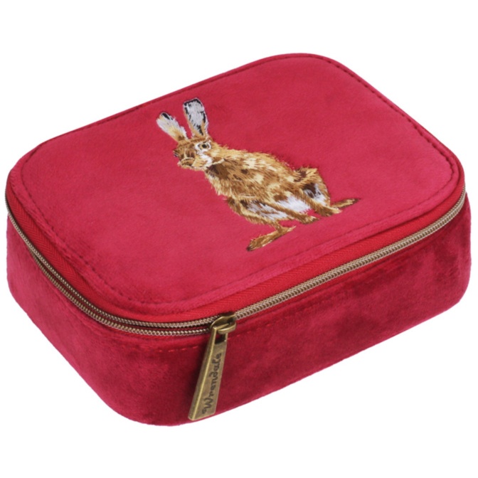 Wrendale Designs by Hannah Dale 'Golden Hour' Hare Embroidered Accessory Case - Image 2
