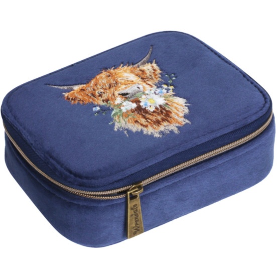 Wrendale Highland Cow Accessory Case Daisy Coo