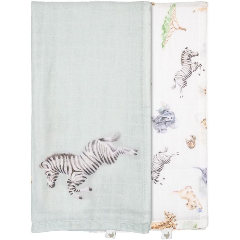 Wrendale Wrendale 'Little Savannah' African Animal Muslin Gift Set