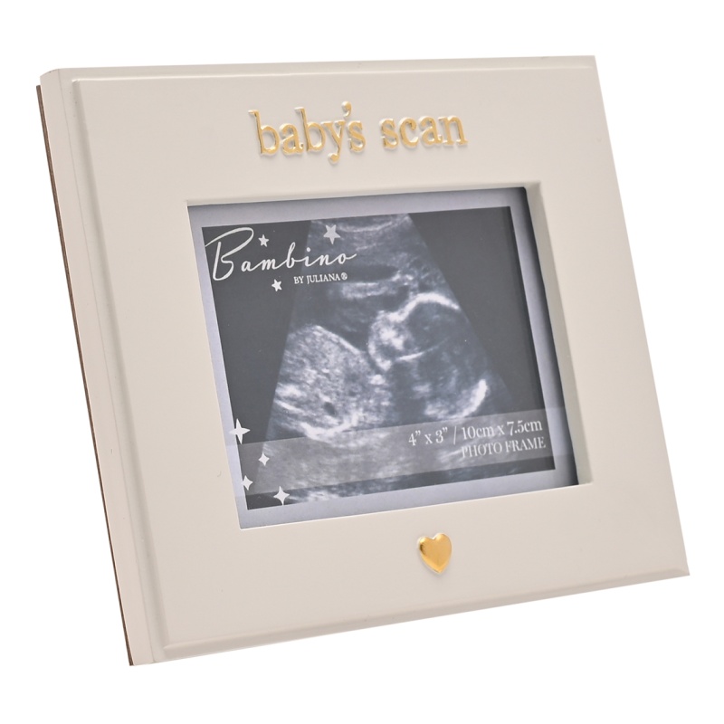 Widdop Bambino Baby Scan Resin Photo Frame - Little Heart 4 X 3