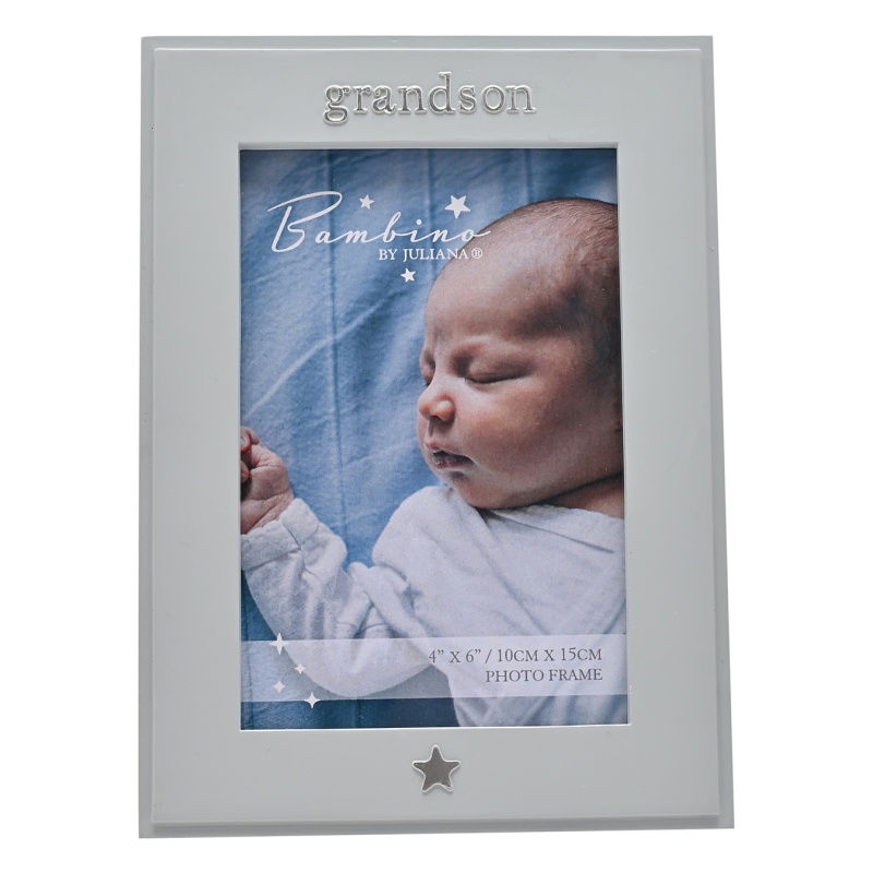 Widdop Blue Bambino Grandson Resin Photo Frame 4 X 6