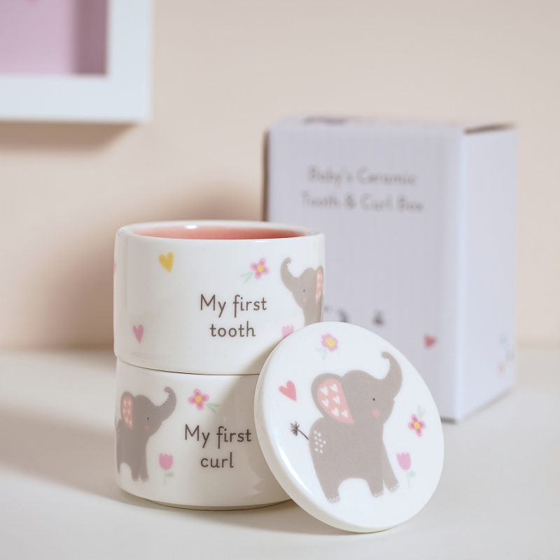 Hello Baby Tooth & Curl Set - Girl