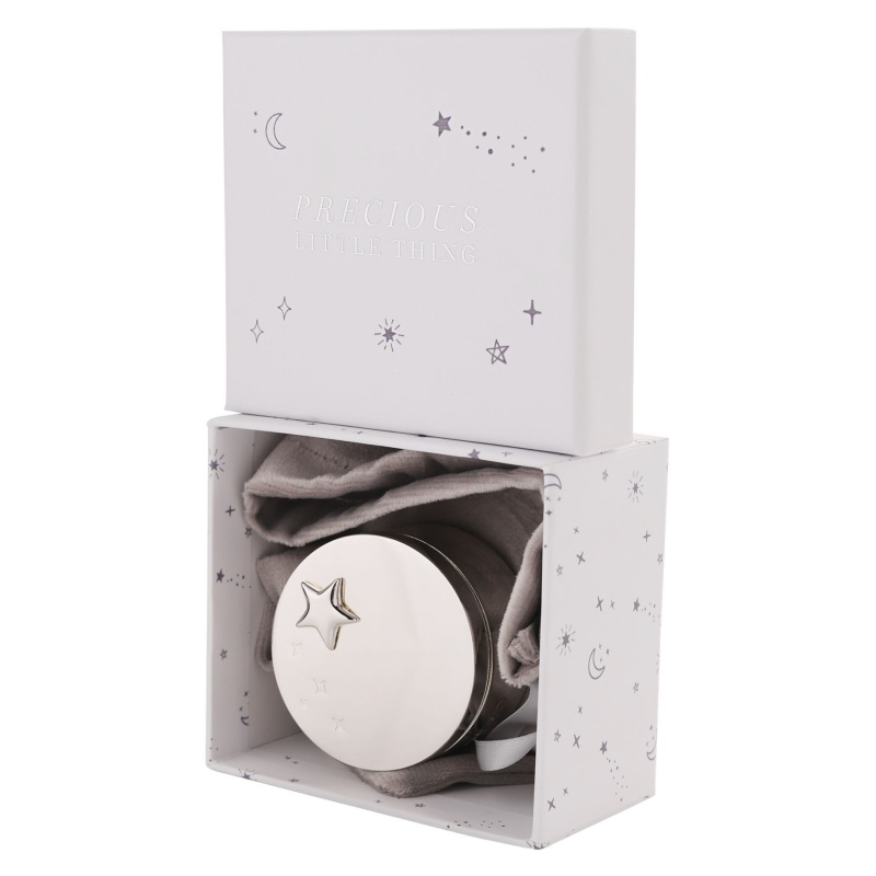 Bambino Silver Plated Little & Loved Keepsake Box