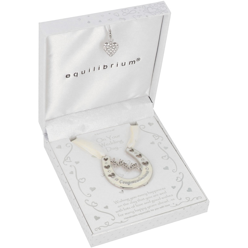 Equilibrium Wedding Mr & Mrs Horseshoe Keepsake