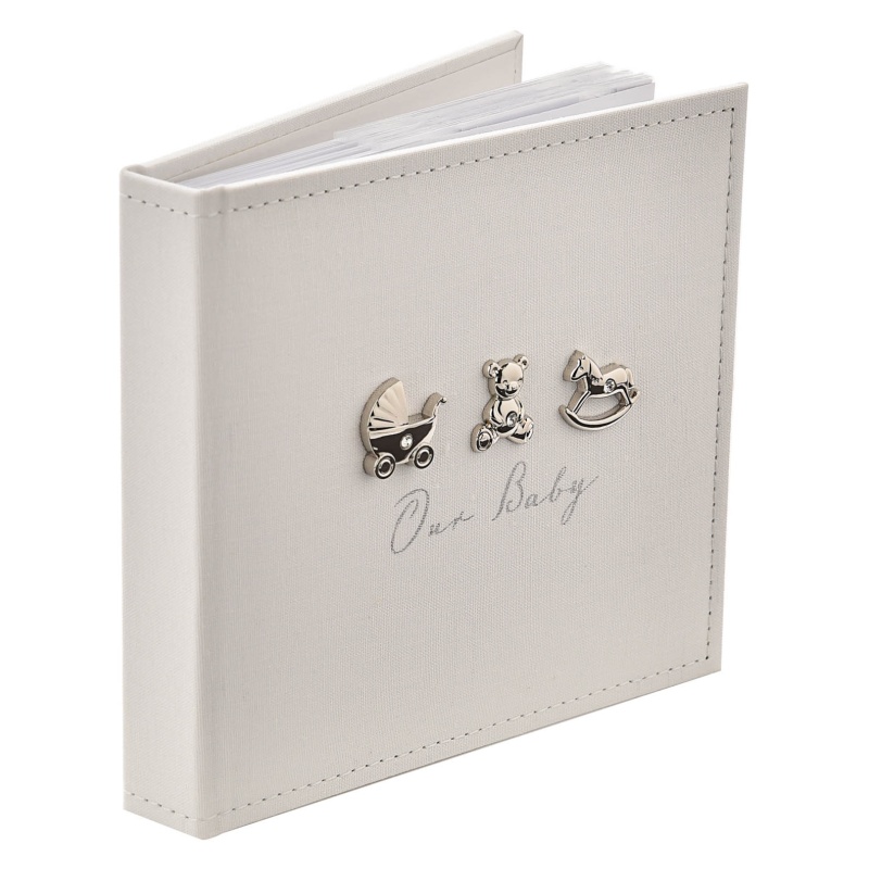 Bambino 3 Icons Linen Fabric Album 50 Prints 6X4