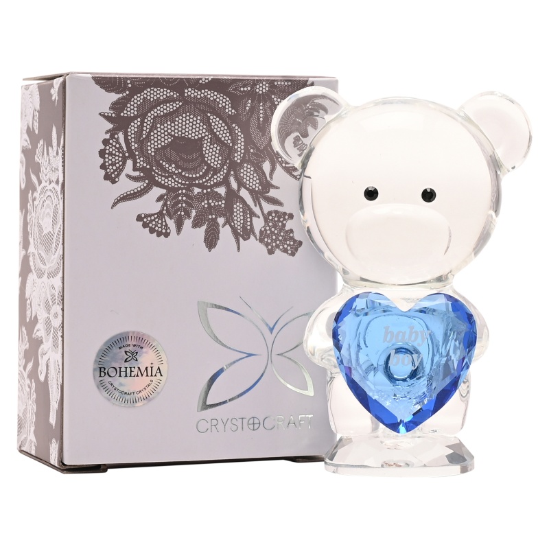 / Crystocraft Crystal Bear - Baby Boy
