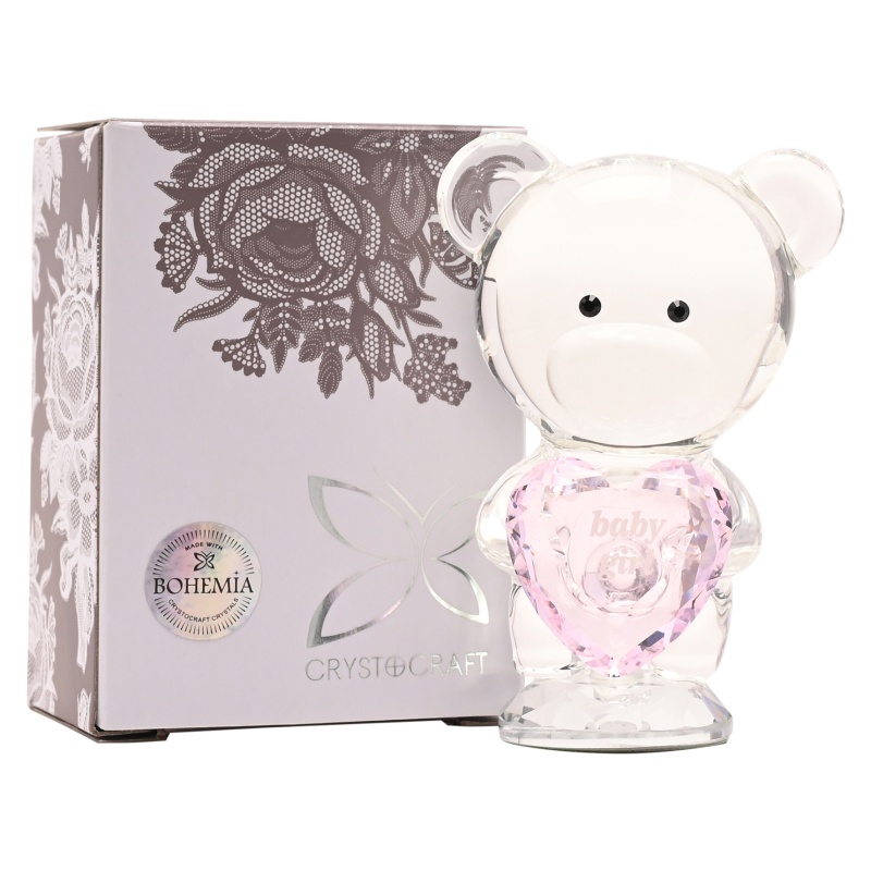 Crystocraft Crystal Bear - Baby Girl
