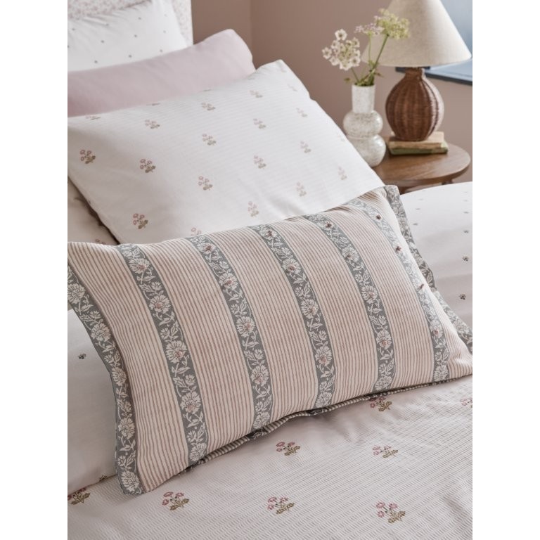 Laura Ashley Semington 50x30cm Cushion - Chambray Blue