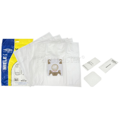 Electrue G/N Filter-Flo Synthetic Dust Bags (Pack of 5 with 1 Filter Kit)