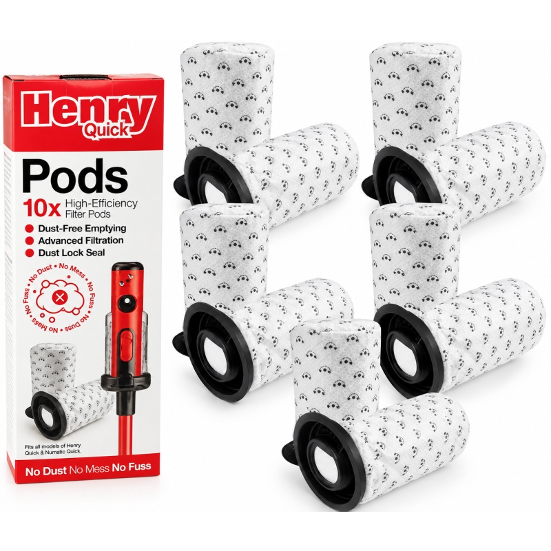Numatic Numatic 915744 Henry Quick Pods - 10 Pack - White