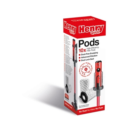 Numatic 915744 Henry Quick Pods - 10 Pack - White