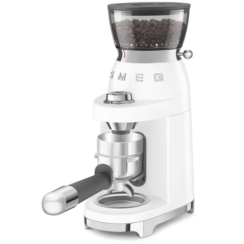 Smeg White Cgf03whuk Coffee Grinder