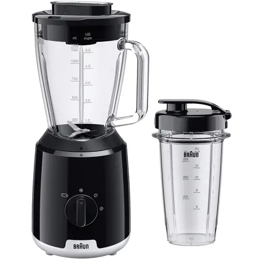 Braun JB1051BK PowerBlend 600W 1.5L Jug Blender - Black