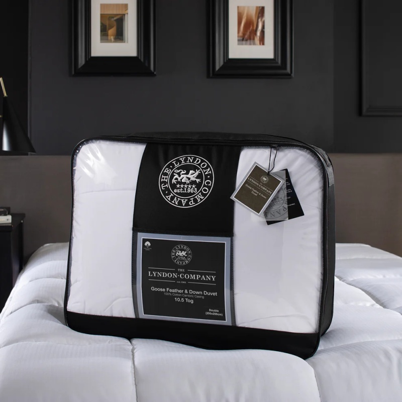 The Lyndon Company Luxe Goose Feather And Down Duvet 10.5 Tog - Double