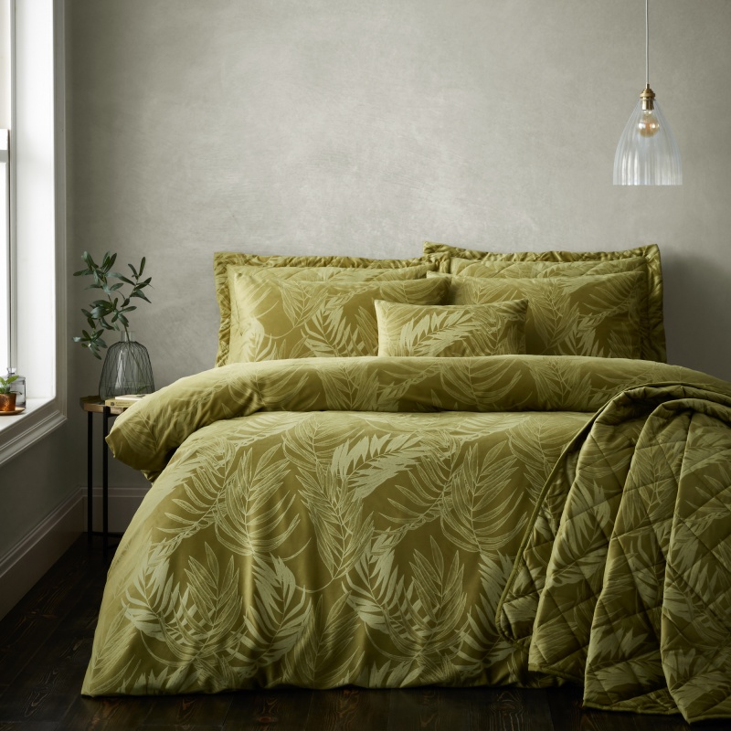 Portfolio Woburn Duvet Set - Olive - Super King