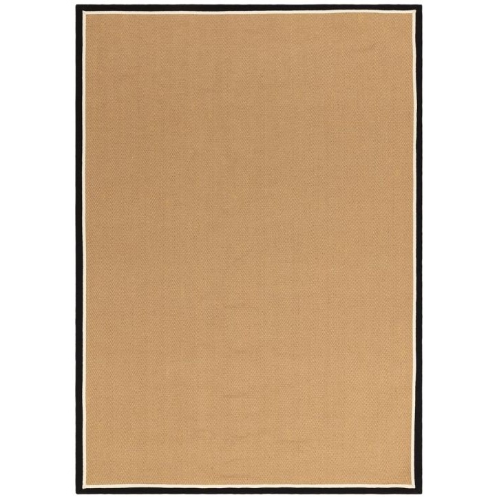 Asiatic Bordo Herringbone Border Rug - Charcoal/Cream
