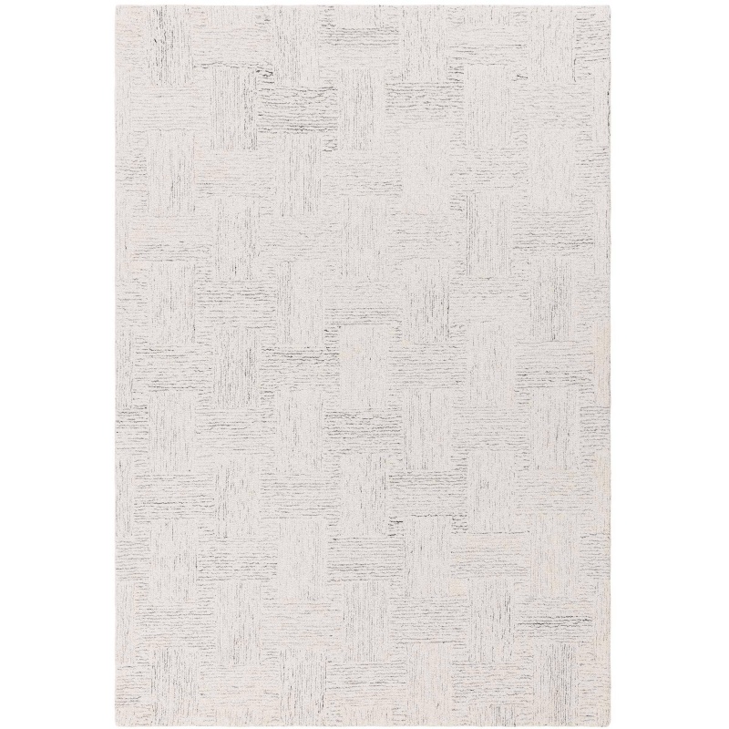 Asiatic White/Black Theodore Modern Hatch Rug - And - 160Cm X 230Cm