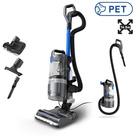 Vax CDUPLOXR LiftOut Reach Pet Upright Vacuum - Graphite/Blue