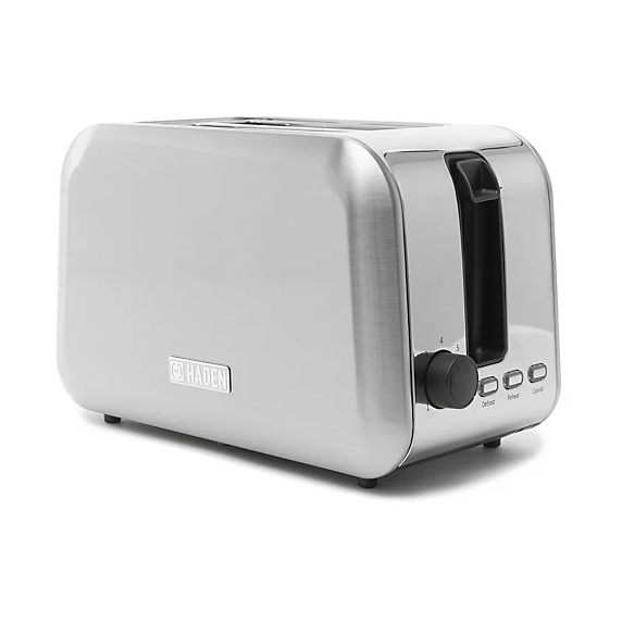 Haden 196859 Stoke 2 Slice Toaster - Brushed Steel