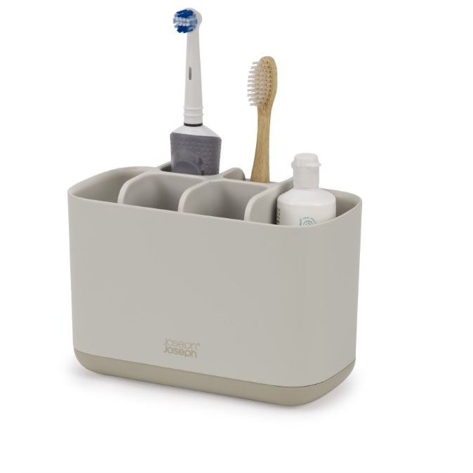 Joseph Joseph EasyStore Large Toothbrush Caddy - Ecru