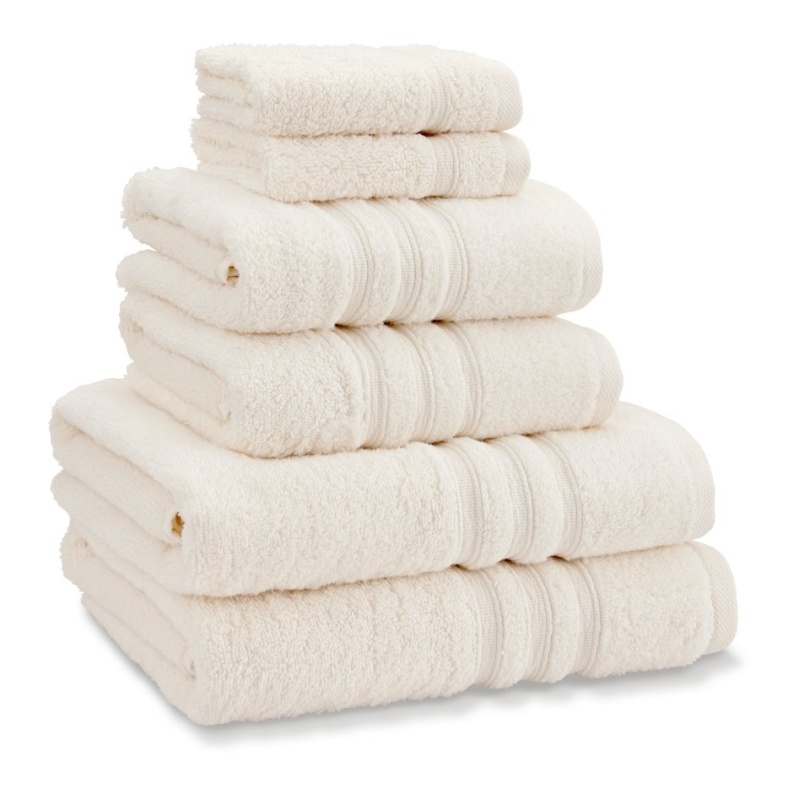 Catherine Lansfield Cream Zero Twist Towels - Hand Towel