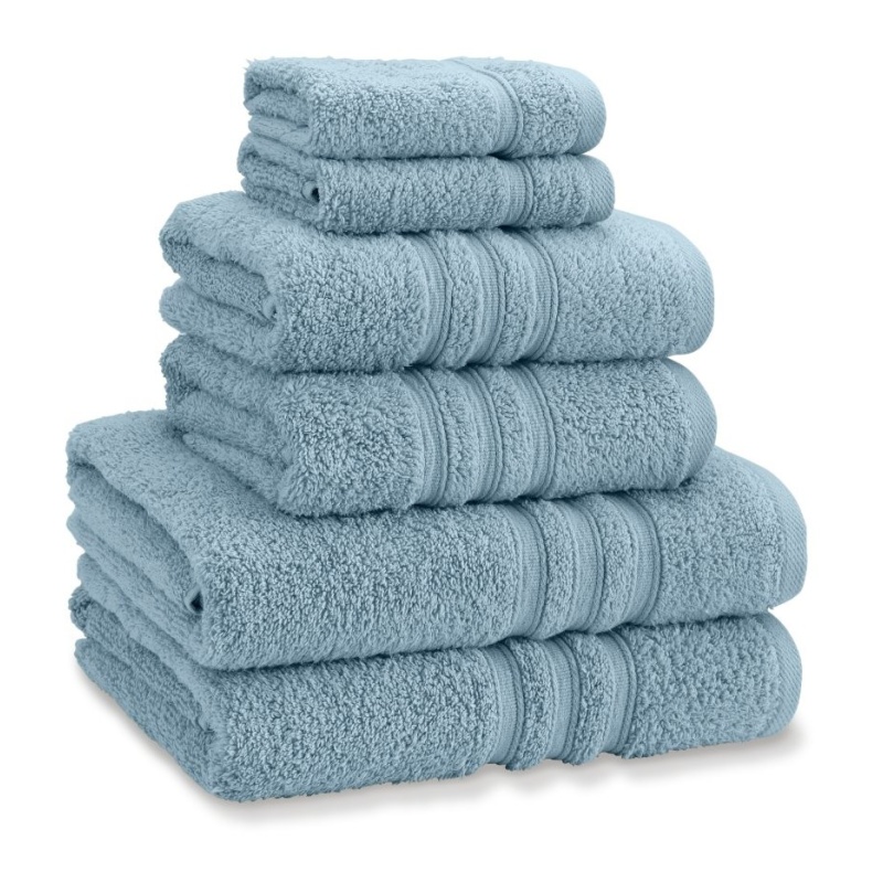 Catherine Lansfield Blue Zero Twist Towels - Hand Towel